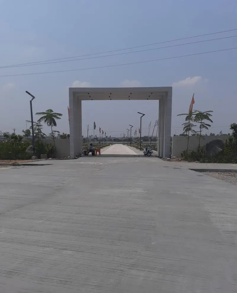 Serenity Heights villa-plot community project visual from GMR Infra's official project page.